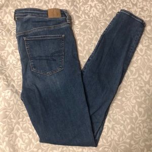 AE high waisted skinny jeans